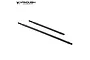 Two black metal Vanquish AR60 rear axle shafts shown against a white background.