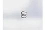 A small silver-coloured metal coil spring for an ARRMA RC servo saver, shown against a plain white background.