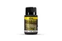 A 40ml bottle of Vallejo Thick Russian Mud weathering effects paint, featuring a black cap and a label with yellow accents.