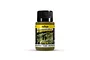 A 40ml bottle of Vallejo Environment Crushed Grass weathering effects paint with a black cap and yellow label.