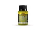 A 40ml bottle of Vallejo Environment Slimy Grime Light weathering effects paint with a black cap and yellow label.