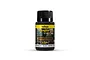 A 40ml bottle of Vallejo Engine Petrol Spills weathering effects paint, featuring a black cap and a label with an engine image.