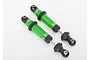 Traxxas TRX-4 Green Aluminium GTS Shocks Assembled w/ Shock Oil 8260G