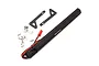 Yeah Racing Black Aluminium 159x10mm Roof Super Bright White LED Light Bar YA-0567BK