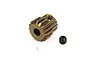 Yeah Racing Hard Coated Aluminium 15T 48dp/0.5Mod Pinion Gear MG-48015