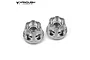 Vanquish Silver Aluminium SLW 600 Wheel Hex Hub 2Pcs VPS01039