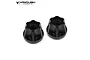 Vanquish Black Aluminium SLW 600 Wheel Hex Hub 2Pcs VPS07114