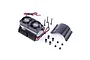 Yeah Racing Black Aluminium 40.8mm Heat Sink w/ Twin Tornado High Speed Cooling Fans YA-0261BK