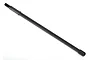 A black metal rear axle shaft for a Traxxas UDR RC car, shown against a white background.