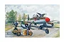 Box art illustration of a Messerschmitt Me 262 jet fighter being serviced by ground crew on an airfield.