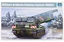 Box art for a Trumpeter 1/35 scale plastic model kit of the German Mittlere Artillerie Raketen System (MARS) rocket launcher vehicle.