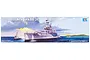 Product box for Trumpeter 1/350 scale USS New York BB-34 battleship plastic model kit, featuring an illustration of the ship at sea.