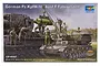 Box art for a Trumpeter 1/35 scale German Pz.Kpfw IV Ausf F Fahrgestell model kit, showing soldiers loading a large shell onto a tracked vehicle.