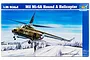Trumpeter 1/35 scale Mil Mi-4A Hound A Helicopter plastic model kit box art showing a helicopter over a snowy landscape.