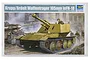 Trumpeter 1/35 scale Krupp/Ardelt Waffentrager 105mm LeFH-18 model kit box art showing a self-propelled gun in a battlefield scene.