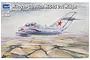 Box art for a Trumpeter 1/48 scale Mikoyan-Gurevich MiG-15 UTI Midget plastic model kit, featuring an illustration of the jet in flight.