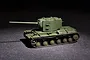 Trumpeter 1/72 Russian KV-2 Tank w/ 107mm Zis-6 Scaled Plastic Model Kit 07162