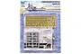 Trumpeter 1/350 scale Italian RN Roma battleship upgrade parts set in original blister packaging.