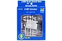 Trumpeter 1/350 scale A-6E Intruder aircraft model kit box containing plastic sprues and decals.