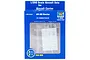 Trumpeter 1/350 scale AV-8B Harrier aircraft model kit box containing 6 pieces, displayed in a blue cardboard box with a clear plastic window.