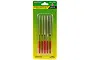 Trumpeter Master Tools 5-piece assorted diamond file set in original green and yellow blister packaging.