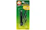 Trumpeter Master Tools Modelers Mini Hand Saw set with three interchangeable blades in original green and yellow blister packaging.