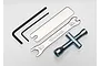 Traxxas 1.5mm, 2.5mm Allen Key Hex, Small Cross Wrench & 4.0mm, 8.0mm Turnbuckle Wrench Tool Set 2748X