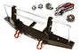 Integy Silver Aluminium TRX-4 Front Bumper w/ LED Lights C28029SILVER