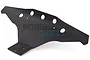 A black T-Bone Racing front basher bumper for Traxxas Stampede 4x4, shown from a top-down angle on a white background.