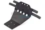 A black T-Bone Racing front bumper for a Traxxas Stampede 4x4, featuring a flat mounting plate and two horizontal bumper rods.