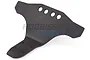 A black T-Bone Racing front bumper for a Traxxas 1/16 Summit, featuring four LED mounting holes and a flat, durable design.