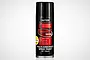 A 180ml can of Redback Racing Translucent Yellow Polycarbonate spray paint against a white background.