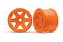 Traxxas 3.8" Orange Rims 2Pcs 8671A