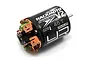 Yeah Racing Hackmoto V2 540 size 45T brushed motor for RC crawlers, showing the rear end bell with copper terminals and green accents.