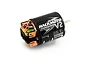 Yeah Racing Hackmoto V2 540 size 35T brushed RC motor showing the end bell and black motor can.