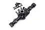 Yeah Racing TRX-4 Black Titanium Coated Aluminium CNC Rear Axle Housing TRX4-046BK