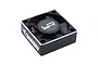 A black Yeah Racing Tornado Plus 30mm aluminium cooling fan for RC cars, featuring a carbon fiber look center sticker with the YR logo.