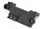 A black plastic steering servo mount for the Traxxas Unlimited Desert Racer (UDR) shown against a plain white background.