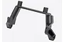 A black plastic Traxxas TRX-4 telemetry expander mount shown against a plain white background.