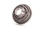 A steel 47T centre spur gear for a Traxxas UDR RC vehicle, shown from an angled perspective against a white background.