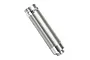 A single silver threaded aluminium shock body for a Traxxas UDR RC vehicle, shown against a plain white background.