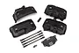 Traxxas TRX-4 wheelbase conversion kit including inner fender wells, suspension links, and chassis plate.