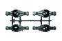 Tamiya Matte Black Plastic Differential Case Set 56524