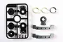 Tamiya Gunmetal Aluminium Duel Servo Mount & Hi-Torque Servo Saver Horn Set 56537