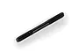 A single black metal threaded shaft for RC car suspension, shown against a white background.