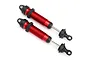 Traxxas UDR Red Aluminium Rear 139mm GTR Shocks Assembled w/ Shock Oil 2Pcs 8460R