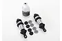 Traxxas Silver Front or Rear GTR Aluminium Body Shocks w/o Springs 2Pcs 5460