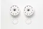 Tamiya 1/14 1.7" Truck White Rims 2Pc 56544