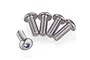 Tamiya 3x8mm Fine Thread Button Head Titanium Screws 5Pcs 53529