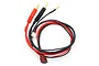 Yeah Racing Deans Charging Lead w/ 4mm Bullet Connectors WPT-0125
